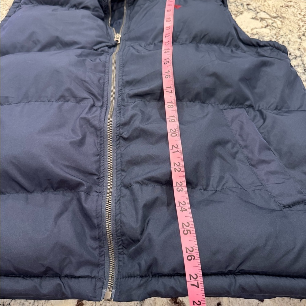 U.S. Polo Assn Navy Blue Puffer Vest Men’s Large | Full Zip | Classic Logo - Picture 7 of 9